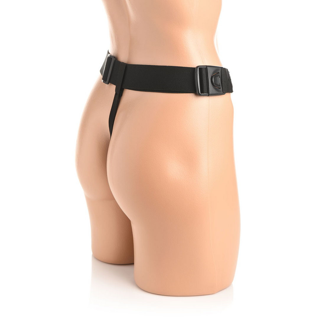 Bum-Tastic - Silikon Analplug mit Harness und Fernbedienung