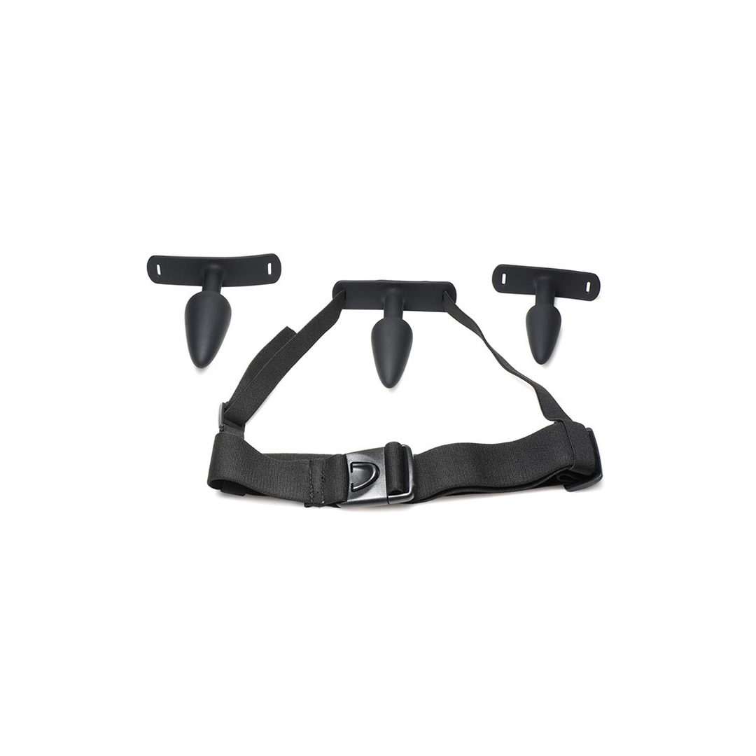 Bum-Tastic - Trainer Set Silikon 3 Stück Analplug Set mit Harness