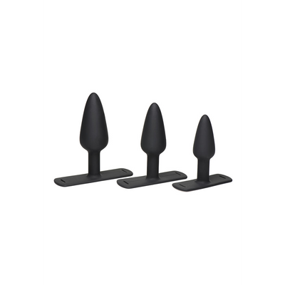 Bum-Tastic - Trainer Set Silikon 3 Stück Analplug Set mit Harness