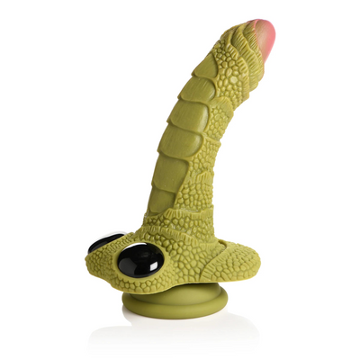 Sumpfmonster Schuppiger Silikon Dildo - Schwarz