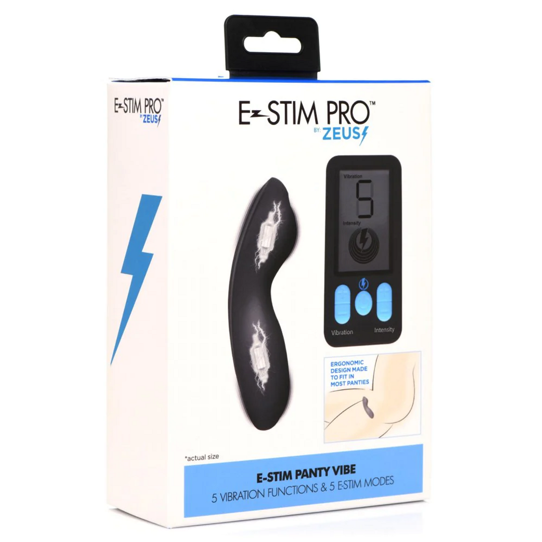 E-Stim Panty Vibe mit Fernbedienung - Schwarz