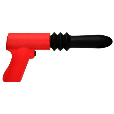 Thrusting Pistola Vibrator - Rot
