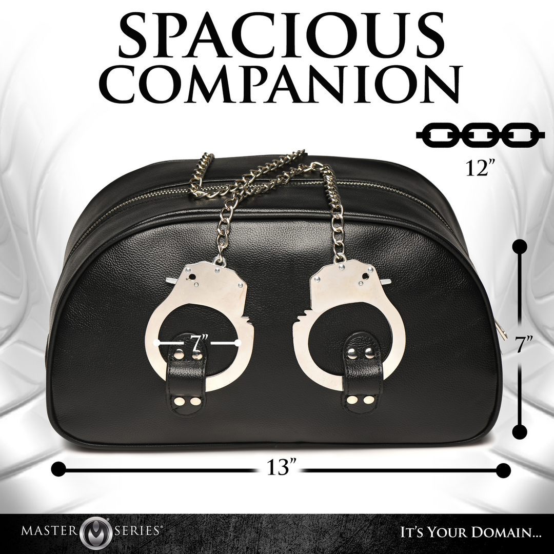 Handschellen Reise Tasche mit Handschellen Griffen - Schwarz