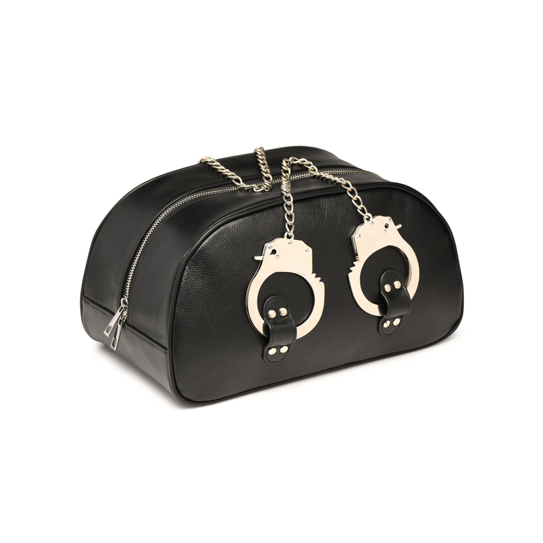 Handschellen Reise Tasche mit Handschellen Griffen - Schwarz