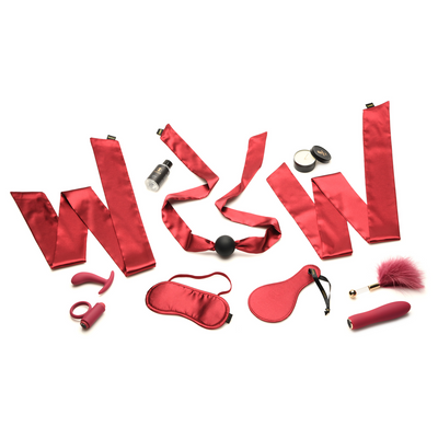 Liebhaber Bondage Massage Set - Rot