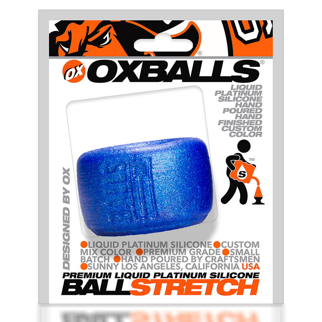 Balls-T - Kompakter und stapelbarer Ballstrecker - Blueballs Metallic