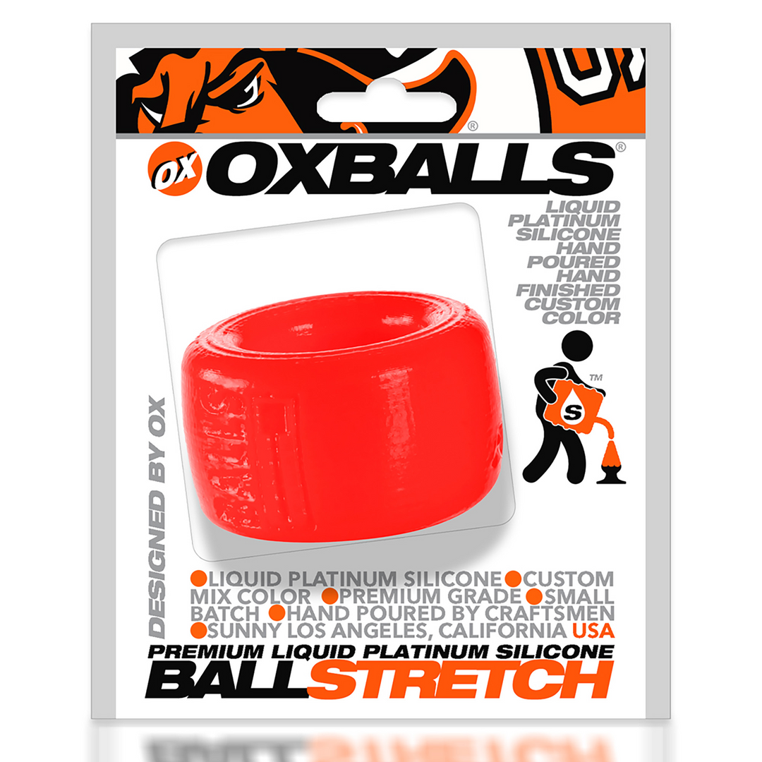 Balls-T - Kompakt und stapelbarer Ballstrecker - Rot