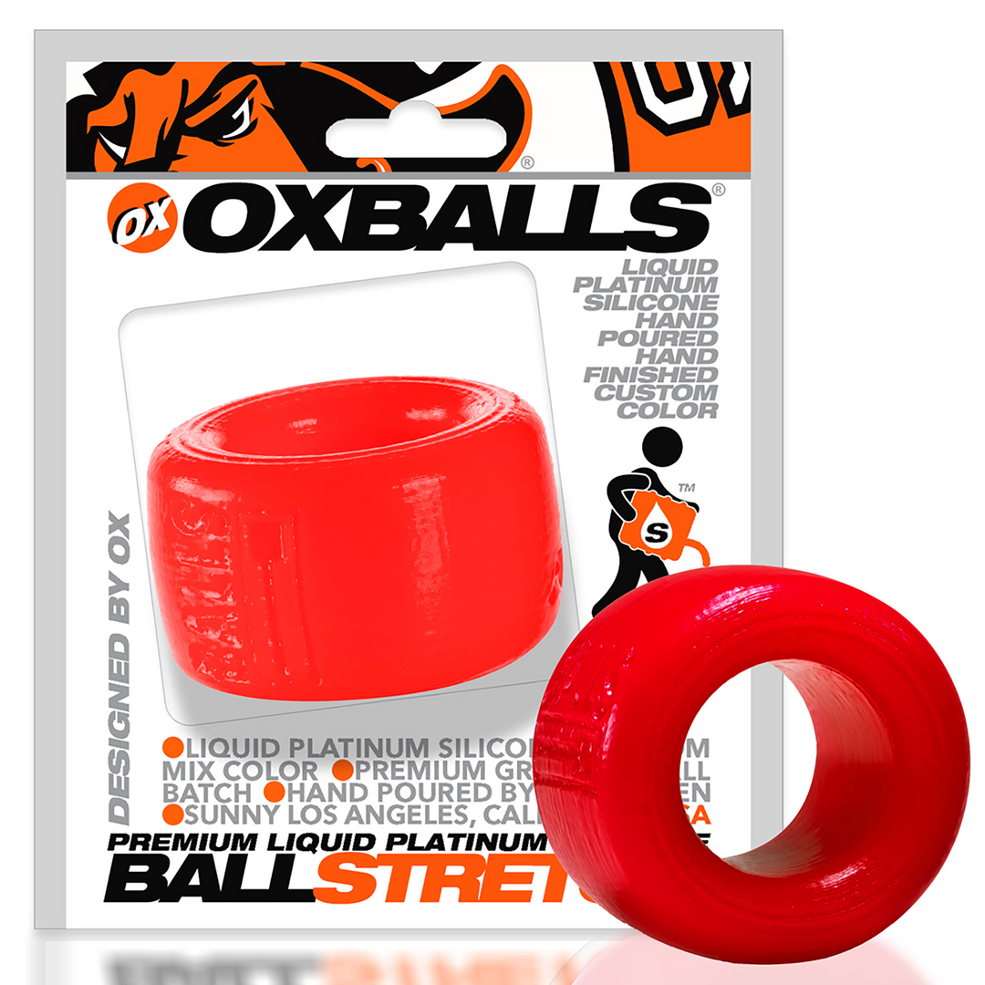 Balls-T - Kompakt und stapelbarer Ballstrecker - Rot