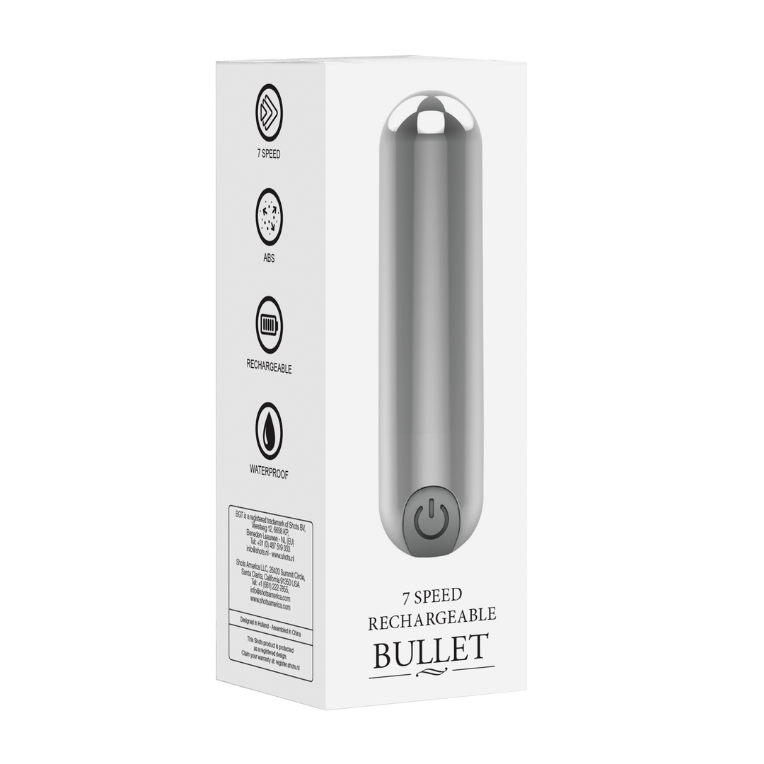 10 Speed Wiederaufladbare Bullet - Silber