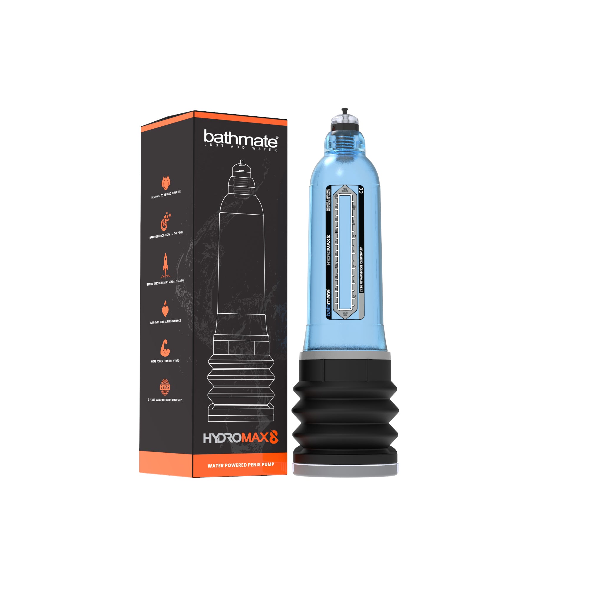 HydroMax8 - Penis-Pumpe - Blau