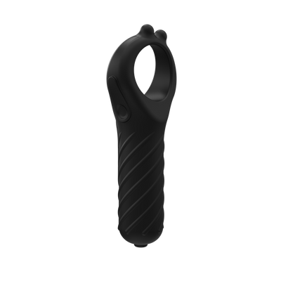 Vibe - Edge - Vibrating Cockring und Bullet - Schwarz