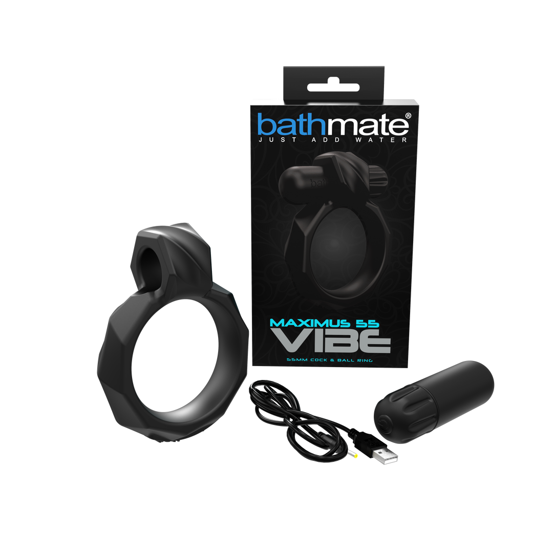 Vibe - Maximus 55 - Vibrating Ballstrap und Cockring - 2,16 / 5,5 cm