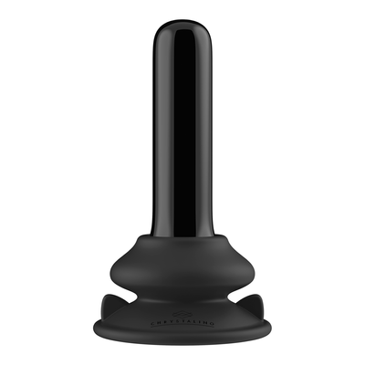 Thumby - Glatter Glas Vibrator mit Saugnapf