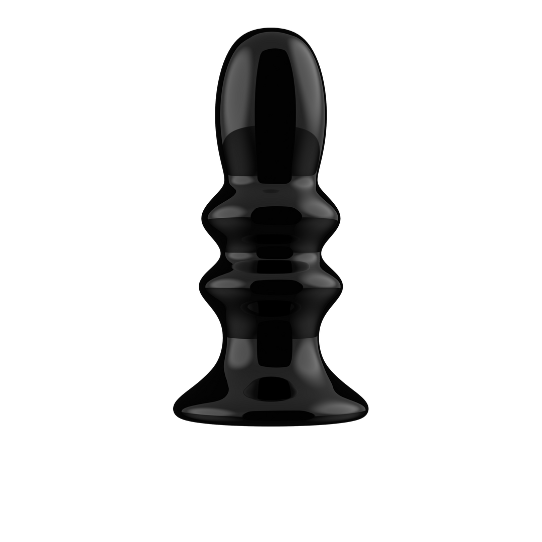 Ribbly - Glas Ribble Vibrator mit Saugnapf