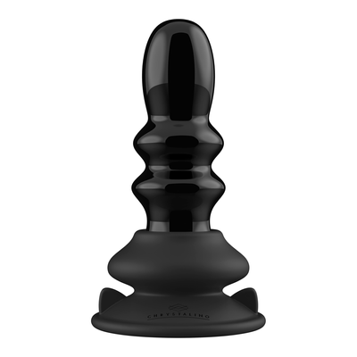 Ribbly - Glas Ribble Vibrator mit Saugnapf