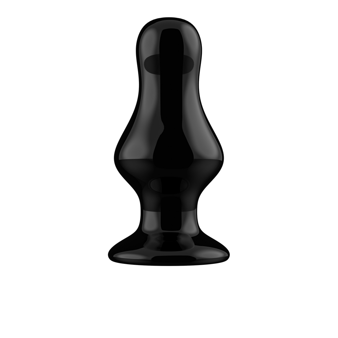 Missy - Vibrating Glass Butt Plug mit Saugnapf