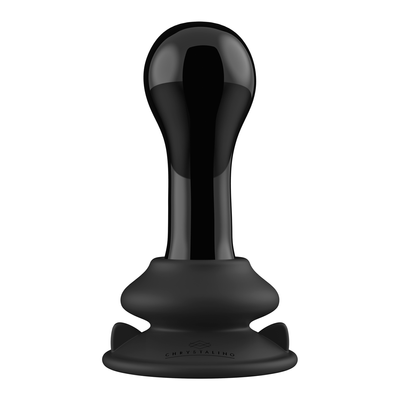 Globy - Glas Vibrator mit Saugnapf
