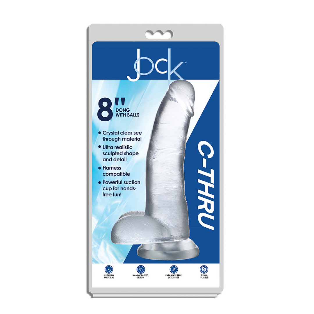 Dildo mit Bällen - 8 / 20,5 cm