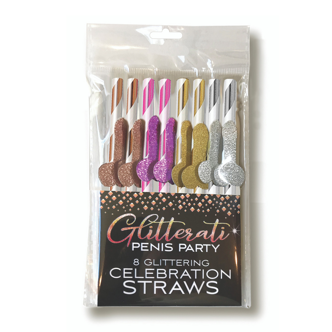 Glitterati - Penis Party Cocktail Strohhalme