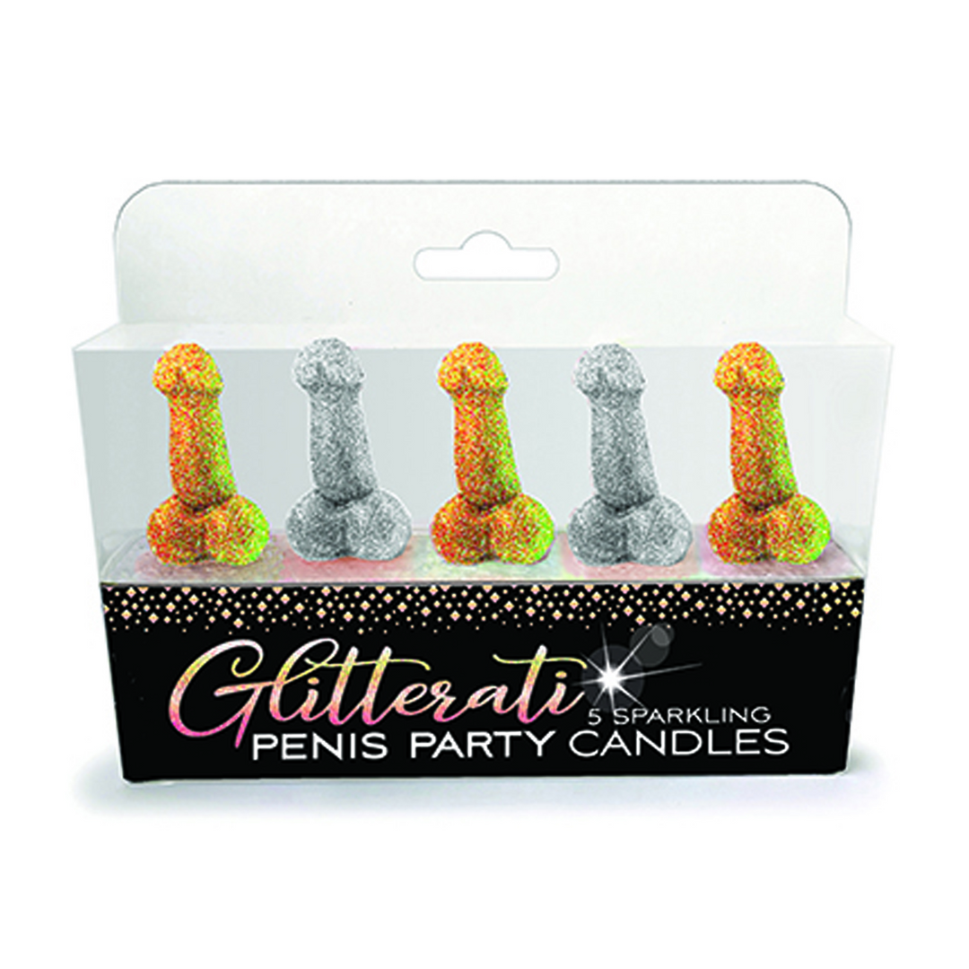 Glitterati - Penis Kerzen Set