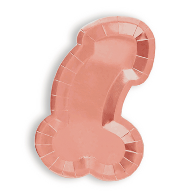 Glitterati - Penis - 8 Platten - Roségold