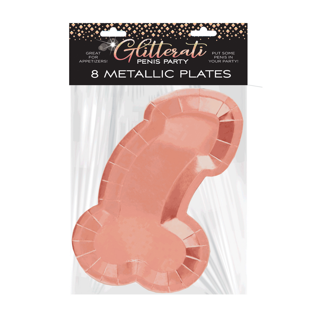 Glitterati - Penis - 8 Platten - Roségold