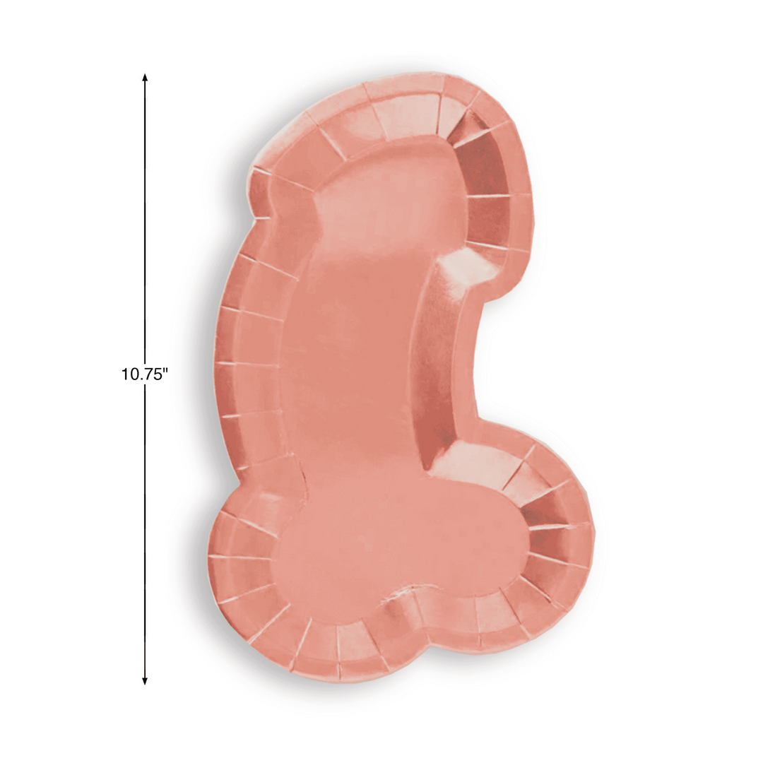 Glitterati - Penis - 8 Platten - Roségold