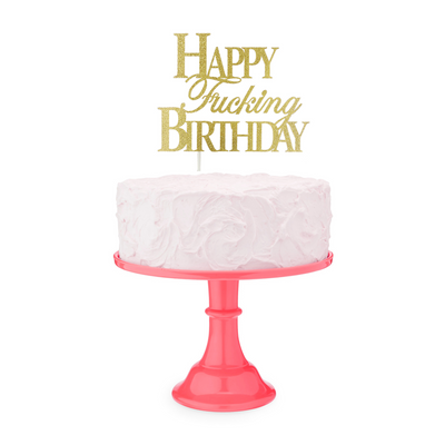 Glücklichen F'ing Geburtstag - Kuchen Topper