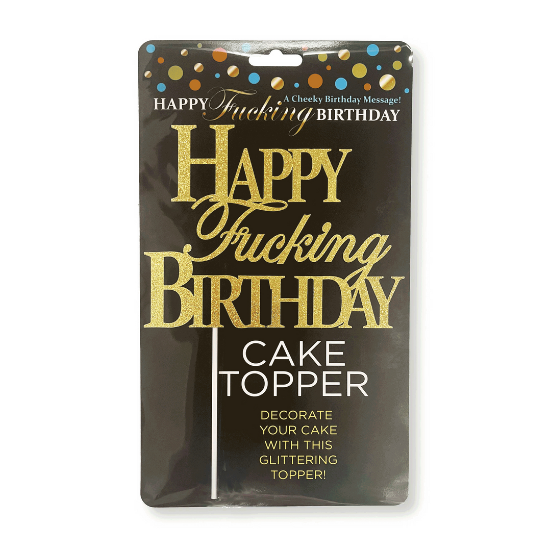 Glücklichen F'ing Geburtstag - Kuchen Topper