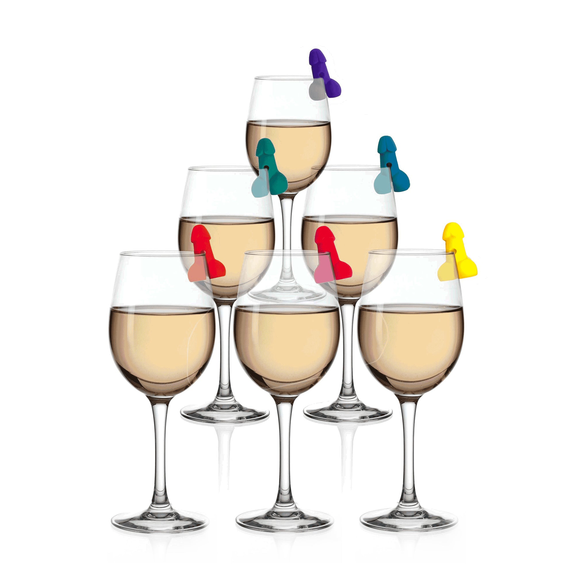 Super Fun Penis - Cocktail Marker - Set von 6