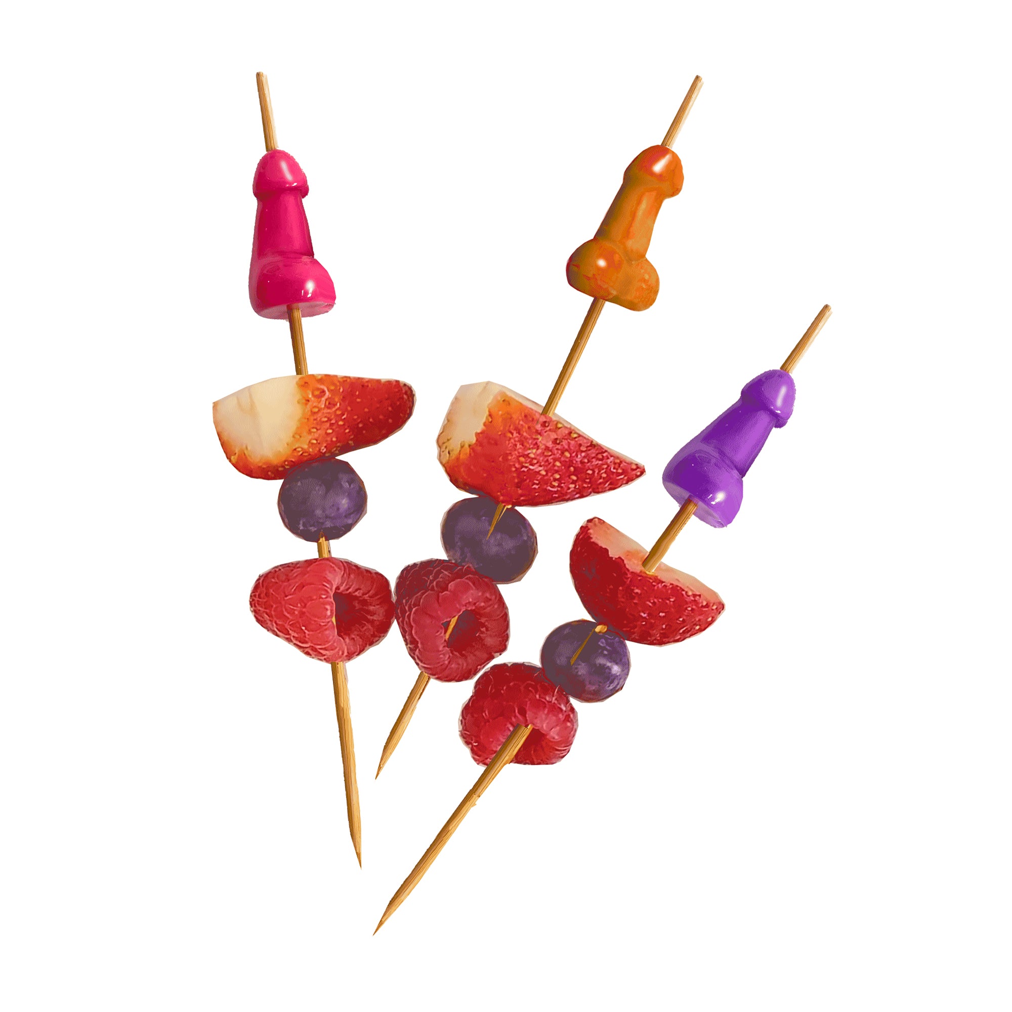 Super Fun Penis - Hor D'Oeuvre's Picks - Set von 6
