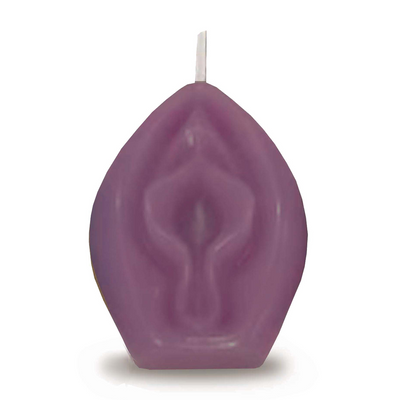 Eden's Kerze - Vanilleduftende Vagina - Aubergine