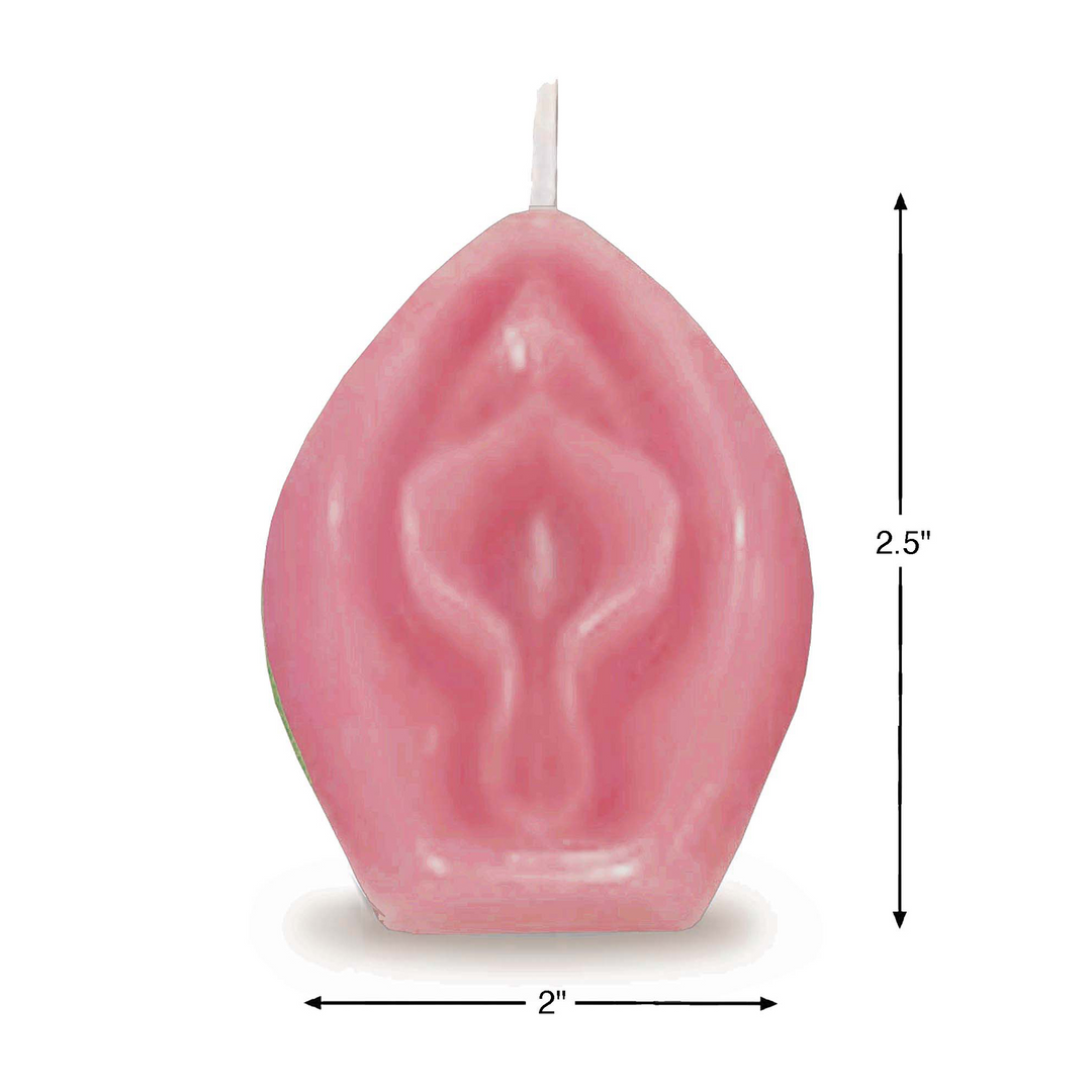 Eden's Kerze - Vanilleduftende Vagina - Rose