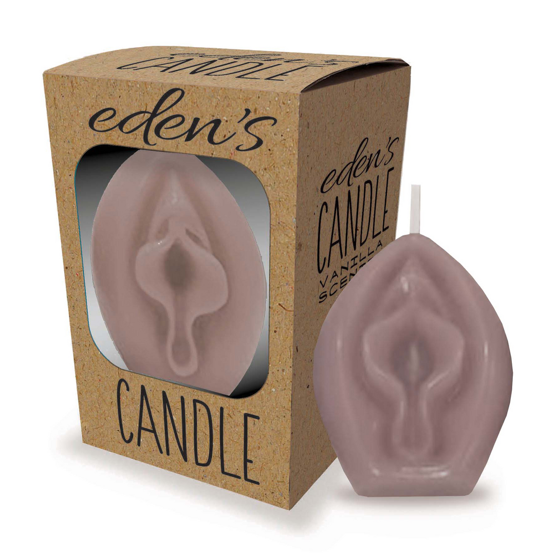 Eden's Candle - Vanilleduftende Vagina - Taubefarben