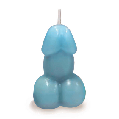 Eden's Kerze - Vanille Duftender Penis - Blau