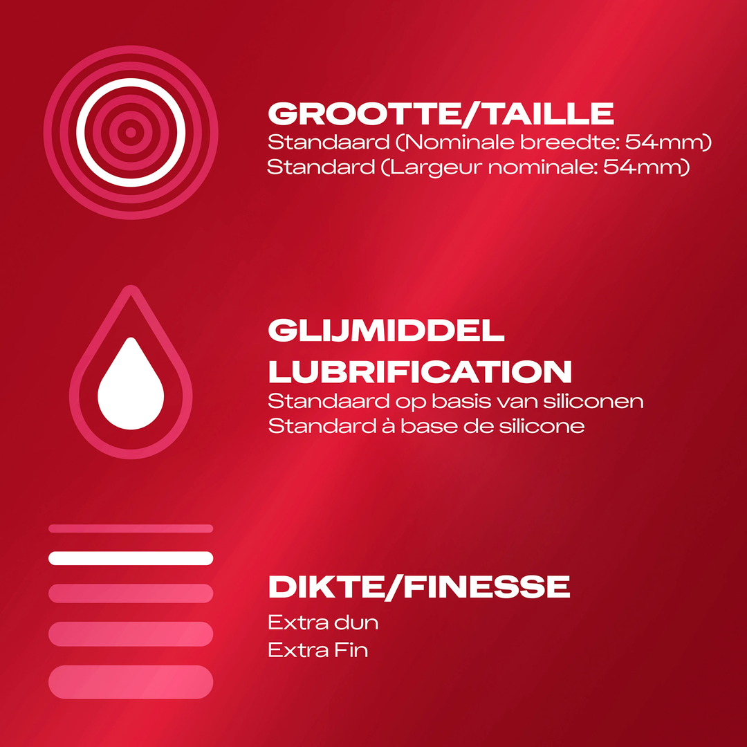 Dünn Gefühl Extra Dünn - Kondome - 10 Stück