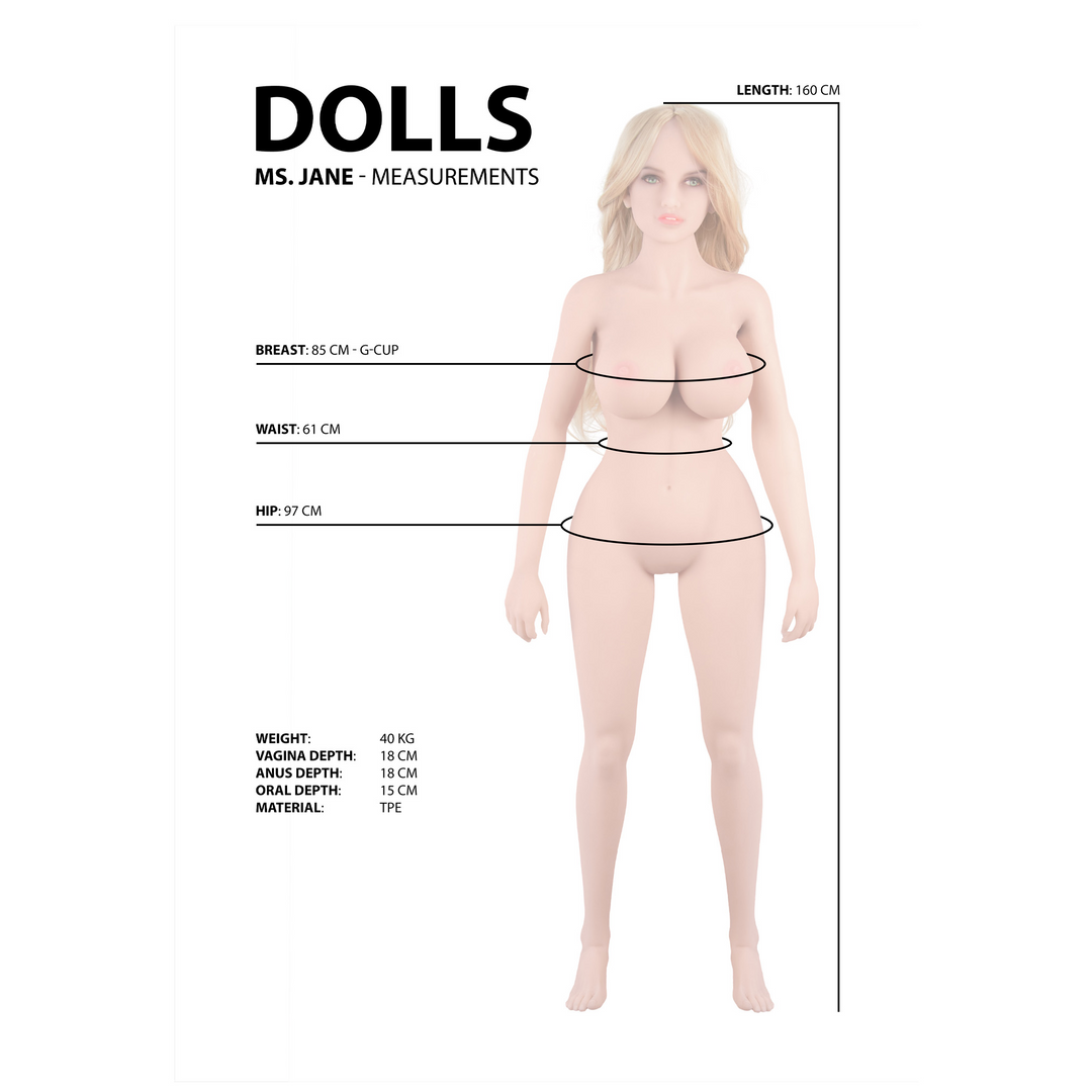 Jane - Realistische Sex-Puppe