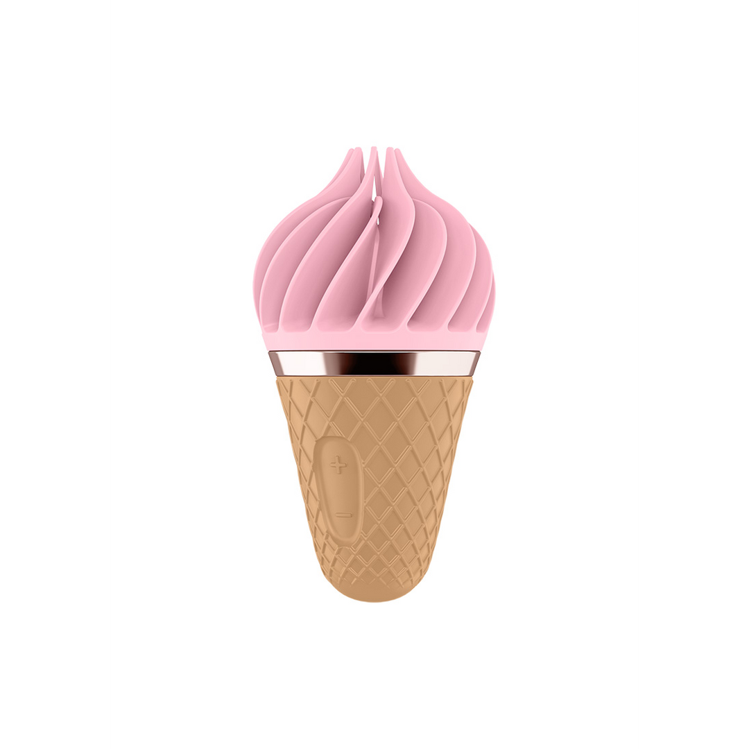 Süße Leckerei - Stimulieren Zunge Spinnator - Pink/Braun