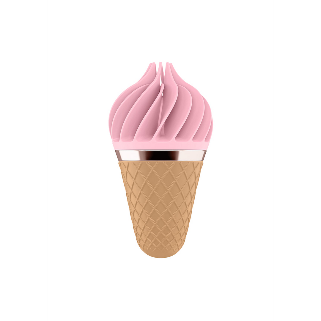 Süße Leckerei - Stimulieren Zunge Spinnator - Pink/Braun
