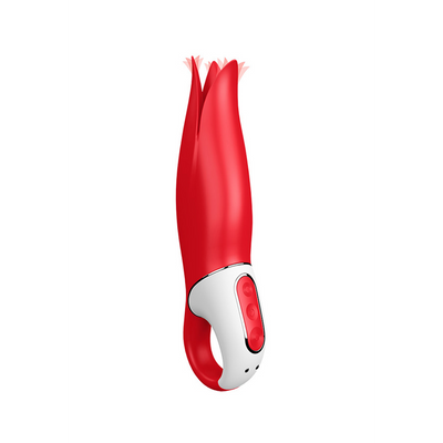 Power Flower - Klassischer Vibrator - Rot