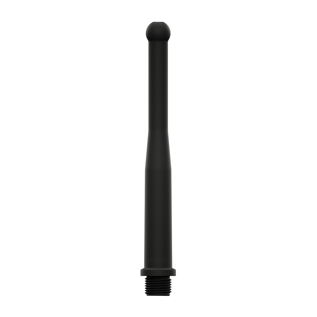 Ergoflo - Silikon Flex Spitze für Anal Dusche - 8 / 20 cm - Schwarz