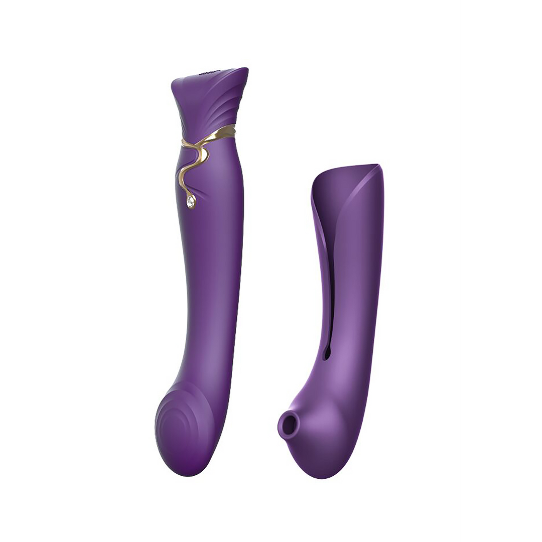 Queen - G-Punkt Vibrator und Luftdruckstimulator