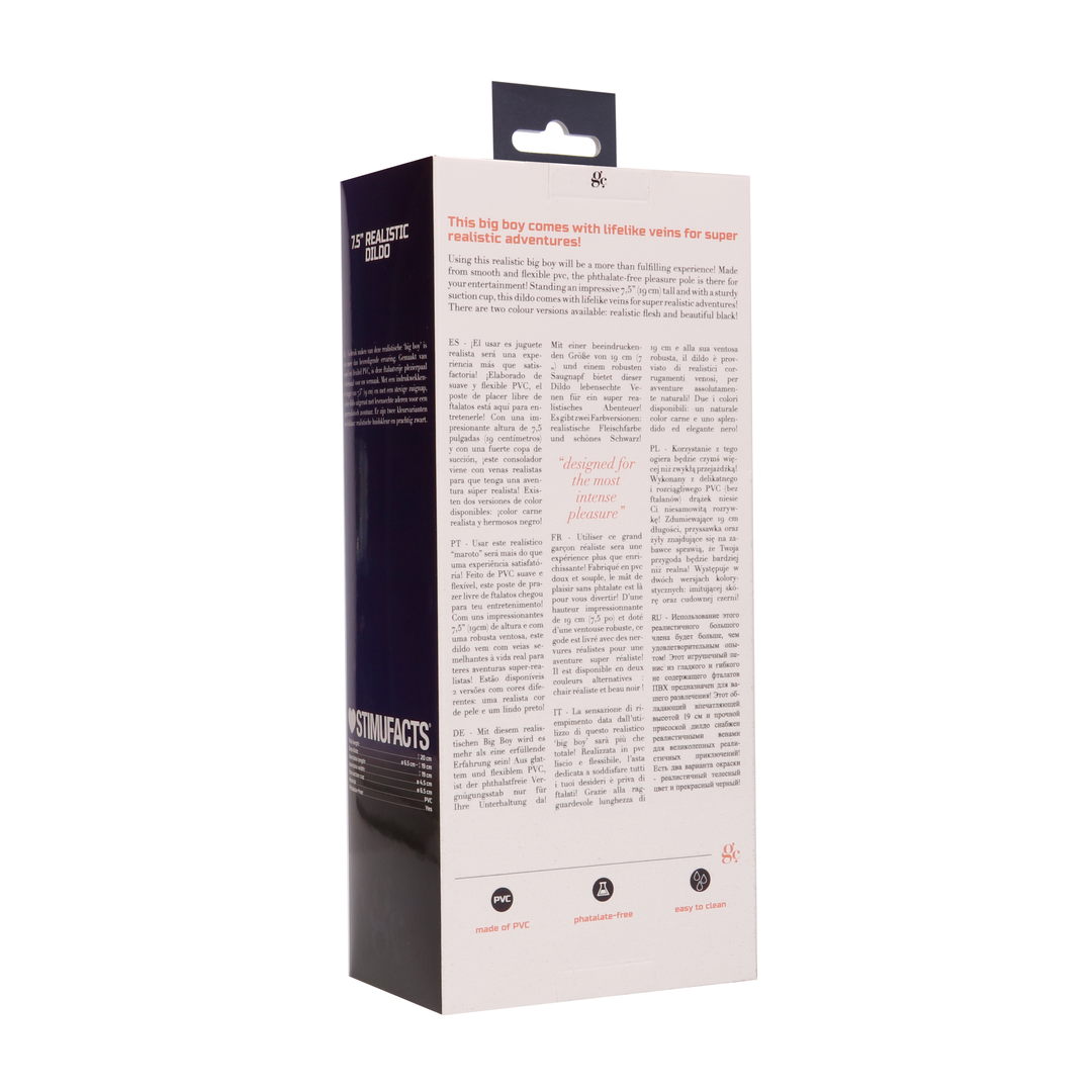 Realistischer Dildo - 7,5 / 19 cm