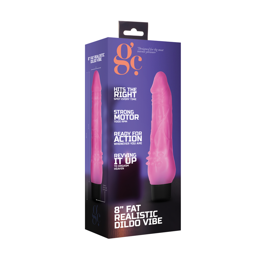 Fet Realistischer Dildo Vibrator - 8 / 20 cm