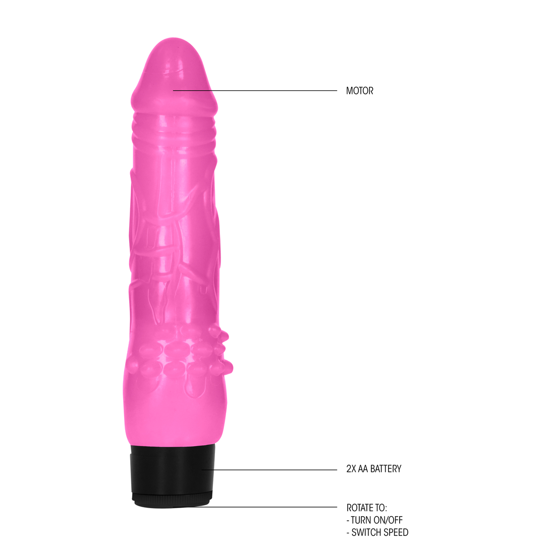 Fet Realistischer Dildo Vibrator - 8 / 20 cm
