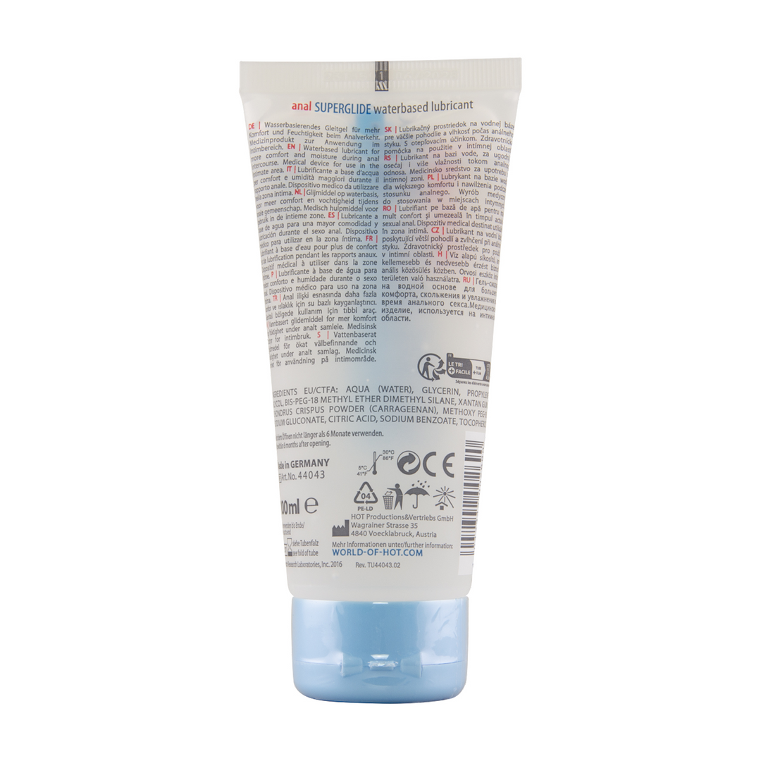 Anal Superglide Liquid Pleasure - Wasserbasierte Gleitmittel - 3 fl oz / 100 ml
