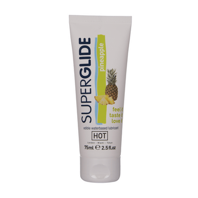 Superglide - Essbarer Wasserbasierter Gleitmittel - Ananas - 3 fl oz / 75 ml