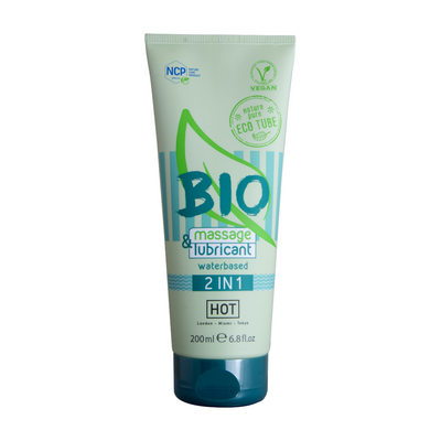 2-in-1 Massage und Wasserbasierte Gleitmittel - 7 fl oz / 200 ml