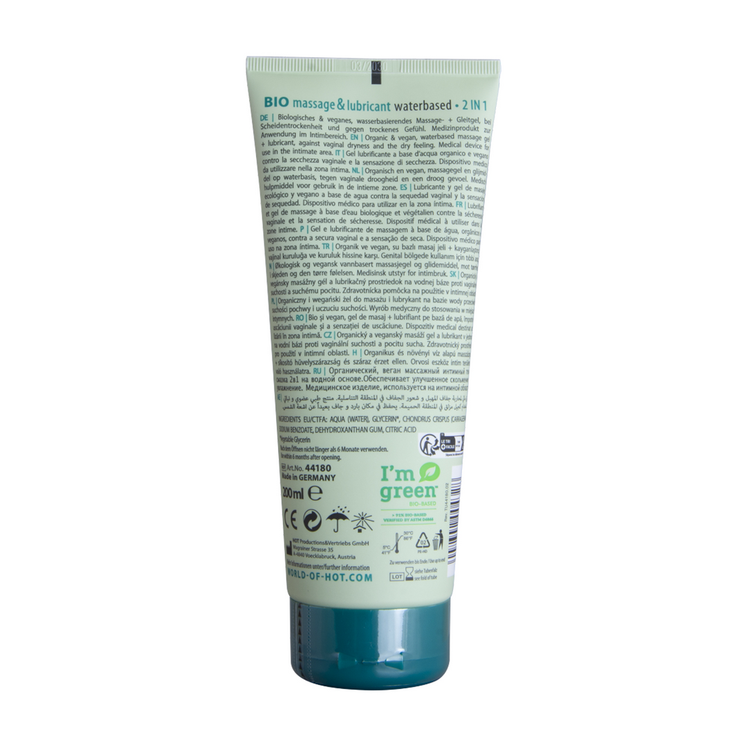2-in-1 Massage und Wasserbasierte Gleitmittel - 7 fl oz / 200 ml