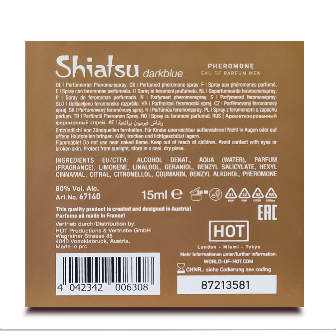 Pheromon Duft - Mann Dunkelblau - 15 ml